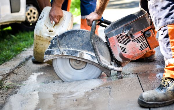Sidewalk Cutting